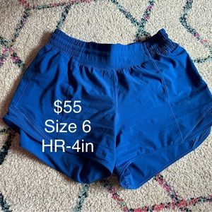 Lululemon Hottie Hot shorts